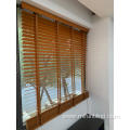 Basswood Slat Material 100% Wooden Venetian Blinds